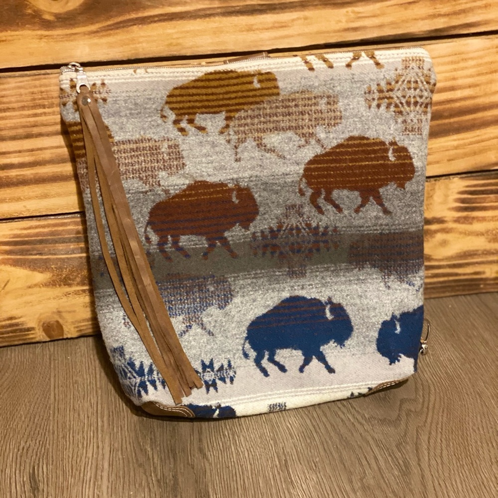 Custom leather backpack